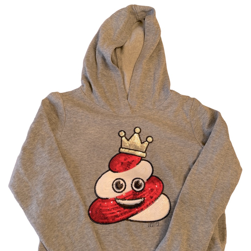 Justice Holiday Hoodie, Size 12